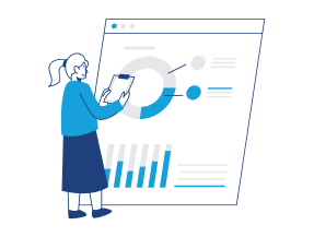Online-research_Flatline-1 illustration