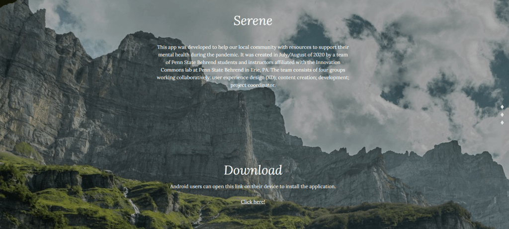 serene screenshot